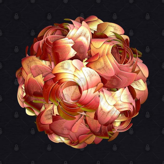 Ball of Pink Petals by Lynn